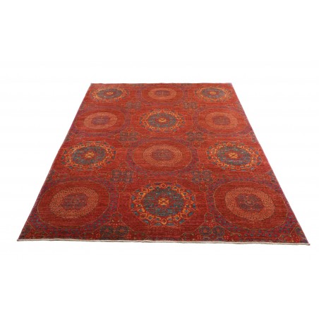 Tappeto Mamlouk Pakistan marrone arancione 170x228
