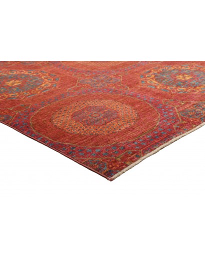 Tappeto Mamlouk Pakistan marrone arancione 170x228