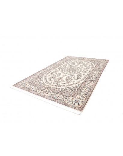 Tappeto Nain 9La Persia bianco azzurro 206x308