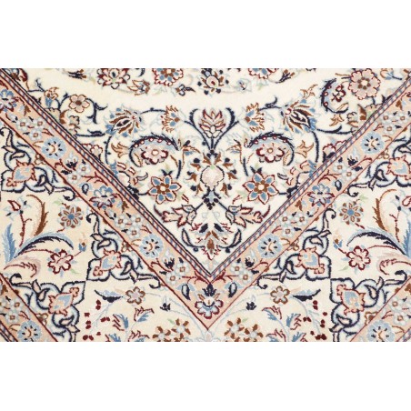Tappeto Nain 9La Persia bianco azzurro 206x308