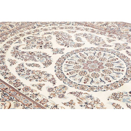 Tappeto Nain 9La Persia bianco azzurro 206x308