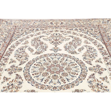 Tappeto Nain 9La Persia bianco azzurro 206x308