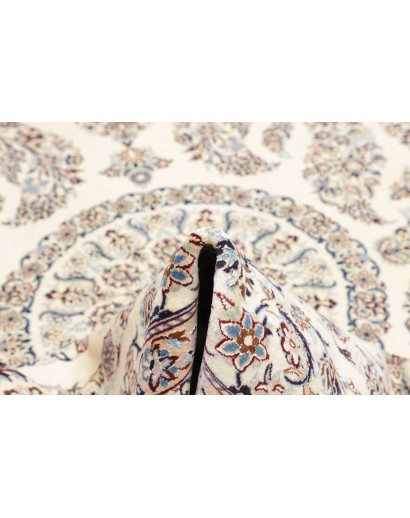 Tappeto Nain 9La Persia bianco azzurro 206x308