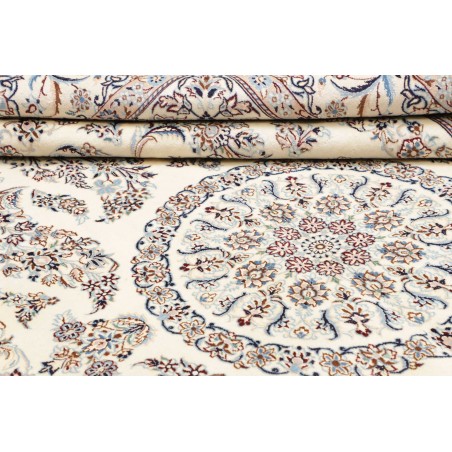 Tappeto Nain 9La Persia bianco azzurro 206x308