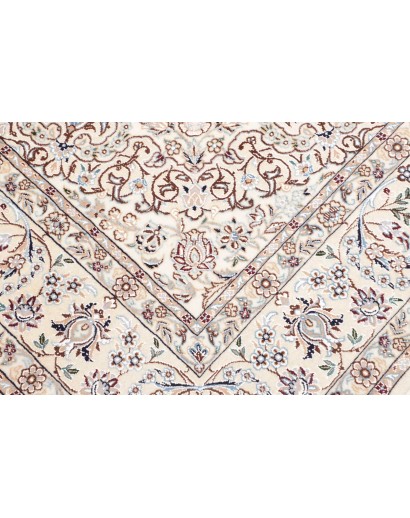 Tappeto Nain 9La Persia bianco azzurro 208x310