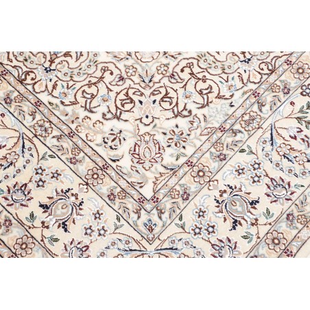 Tappeto Nain 9La Persia bianco azzurro 208x310