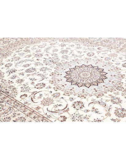 Tappeto Nain 9La Persia bianco azzurro 208x310