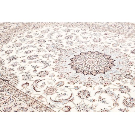 Tappeto Nain 9La Persia bianco azzurro 208x310