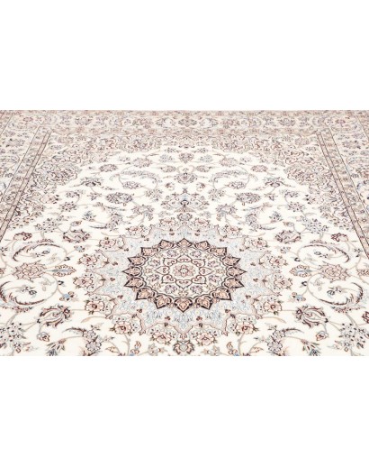 Tappeto Nain 9La Persia bianco azzurro 208x310