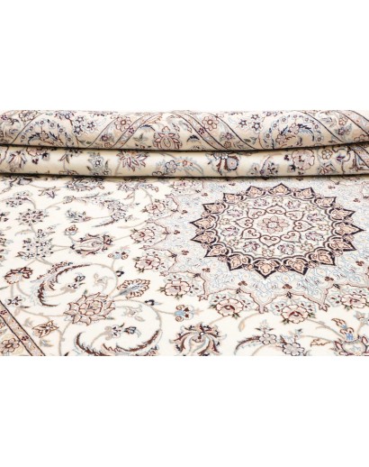 Tappeto Nain 9La Persia bianco azzurro 208x310