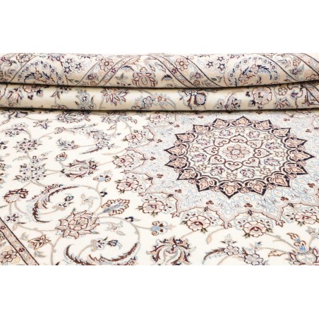 Tappeto Nain 9La Persia bianco azzurro 208x310