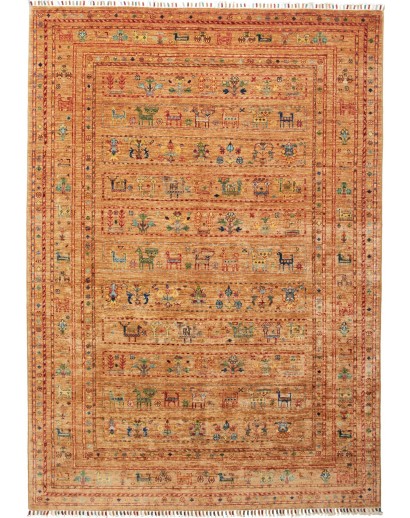 Tappeto Rubin Pakistan arancione marrone 168x238