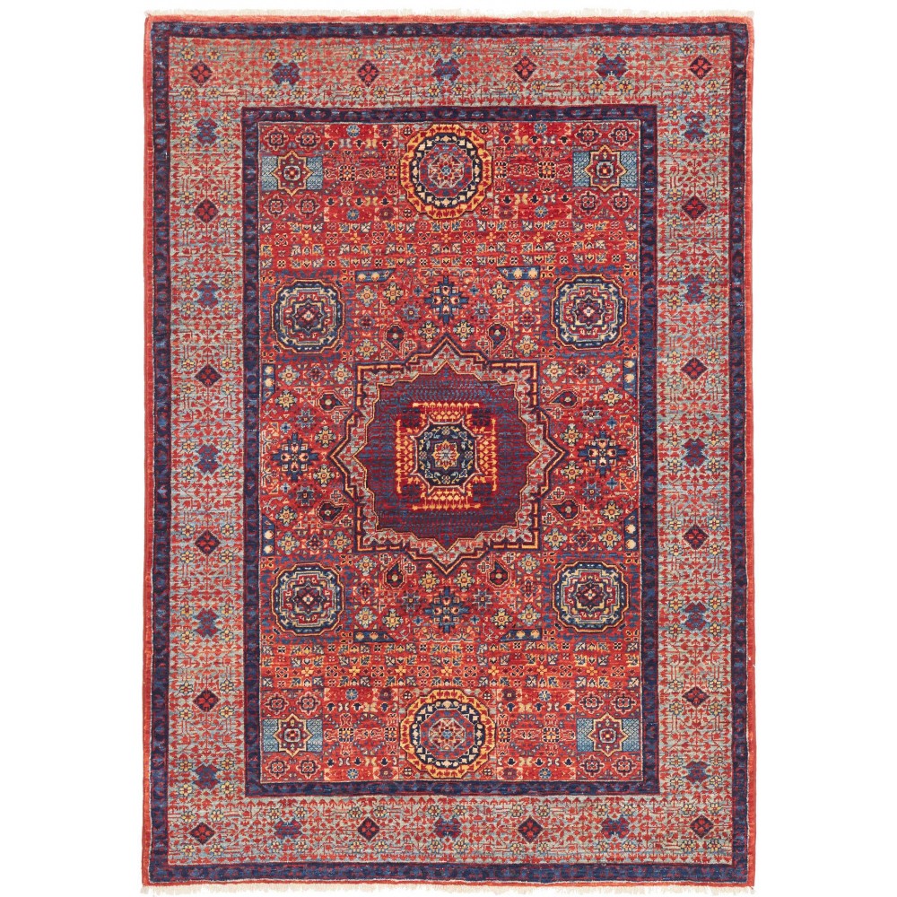 Tappeto Mamlouk Pakistan marrone grigio 103x147