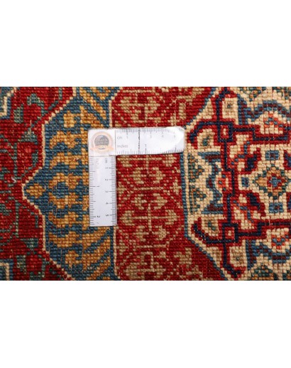 Tappeto Mona Pakistan rosso grigio 72x358