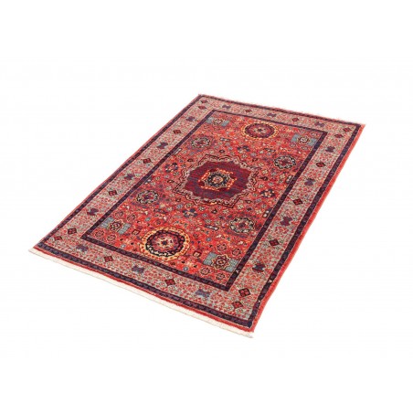 Tappeto Mamlouk Pakistan rosso grigio 84x120