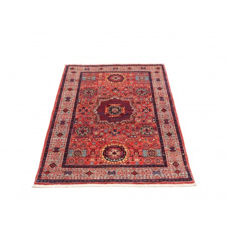 Tappeto Mamlouk Pakistan rosso grigio 84x120