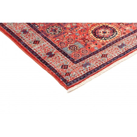 Tappeto Mamlouk Pakistan rosso grigio 84x120