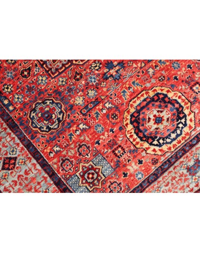 Tappeto Mamlouk Pakistan rosso grigio 84x120