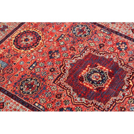 Tappeto Mamlouk Pakistan rosso grigio 84x120