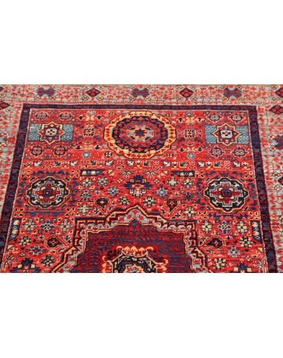 Tappeto Mamlouk Pakistan rosso grigio 84x120