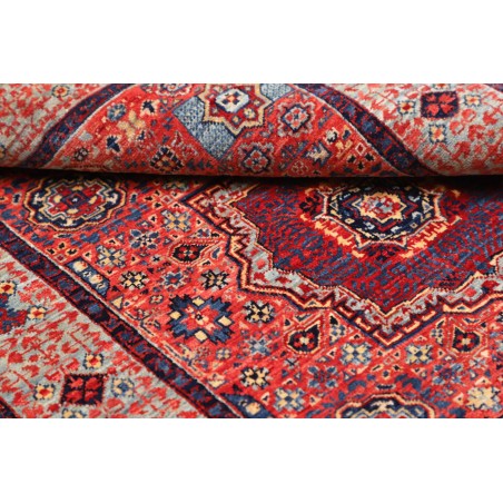 Tappeto Mamlouk Pakistan rosso grigio 84x120