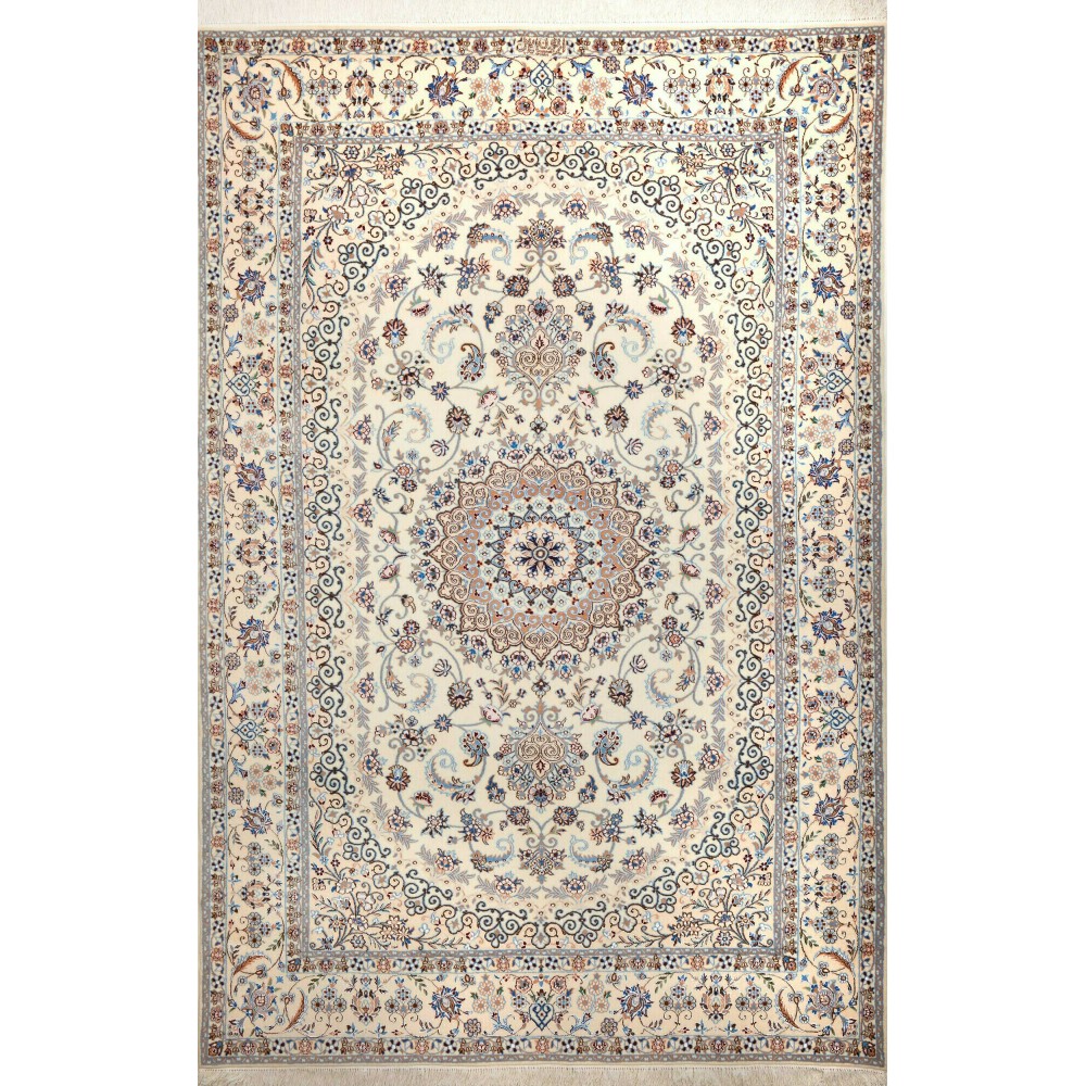 Tappeto Nain 6La Persia bianco 150x231 Tappeto Nain 6La Persia bianco 150x231