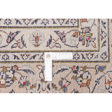 Tappeto Kashan Persia bianco grigio 240x355