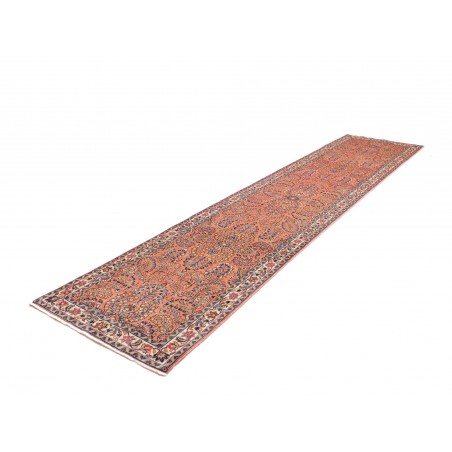 Tappeto Sarough Persia marrone grigio 92x403