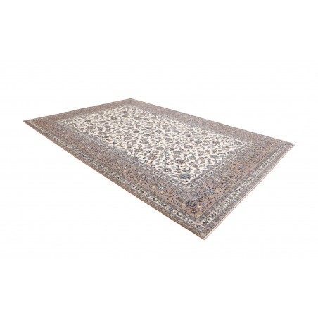 Tappeto Kashan Persia beige grigio 250x356