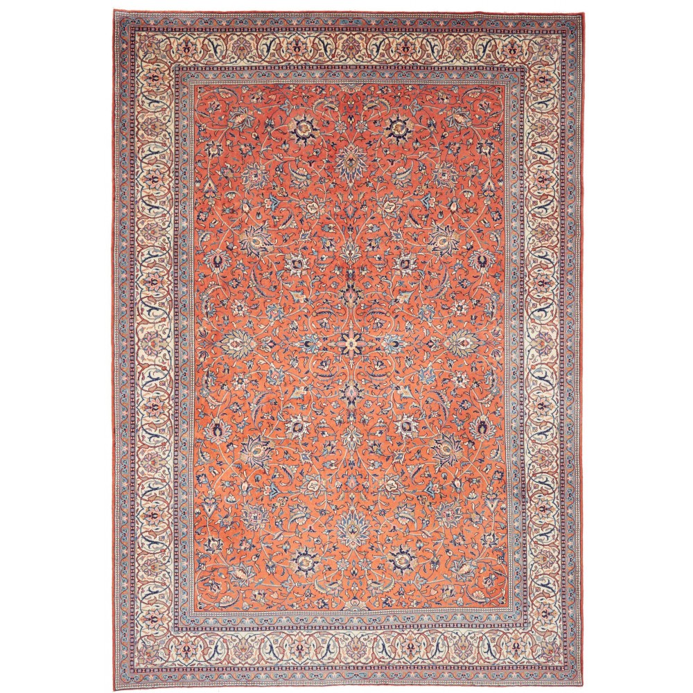 Tappeto Sarough Persia marrone bianco 242x350