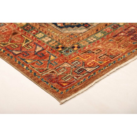 Tappeto Tribal Pakistan rosso grigio 122x190