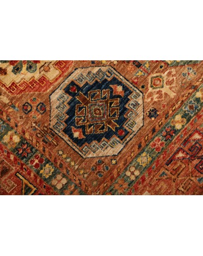 Tappeto Tribal Pakistan rosso grigio 122x190