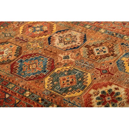 Tappeto Tribal Pakistan rosso grigio 122x190