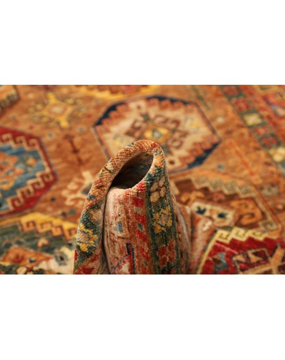 Tappeto Tribal Pakistan rosso grigio 122x190