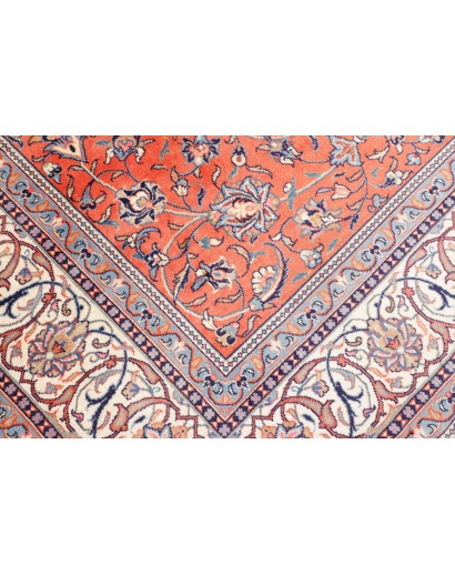 Tappeto Sarough Persia marrone bianco 242x350