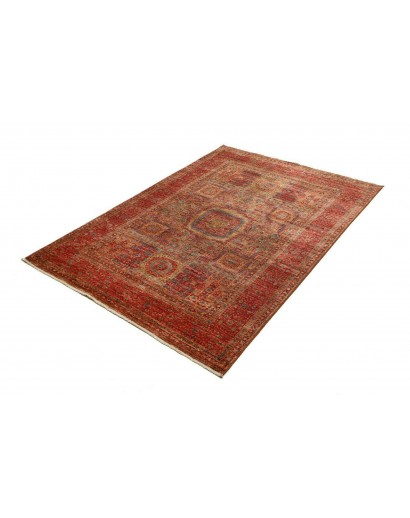 Tappeto Mamlouk Pakistan marrone arancione 125x181