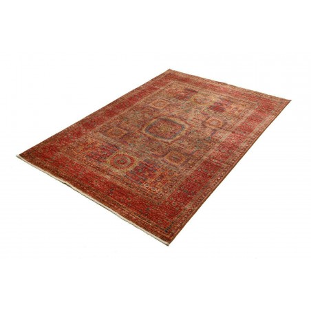 Tappeto Mamlouk Pakistan marrone arancione 125x181