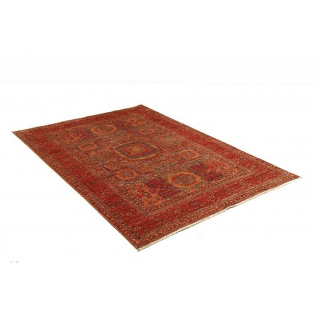 Tappeto Mamlouk Pakistan marrone arancione 125x181
