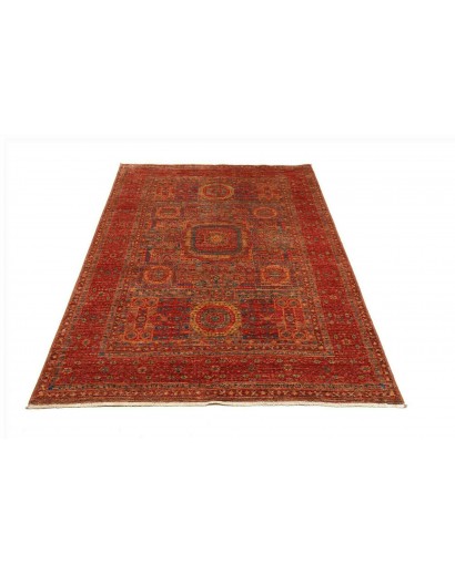 Tappeto Mamlouk Pakistan marrone arancione 125x181