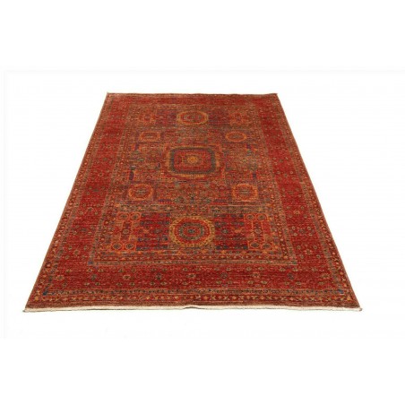 Tappeto Mamlouk Pakistan marrone arancione 125x181