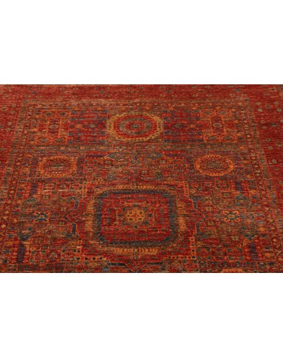 Tappeto Mamlouk Pakistan marrone arancione 125x181
