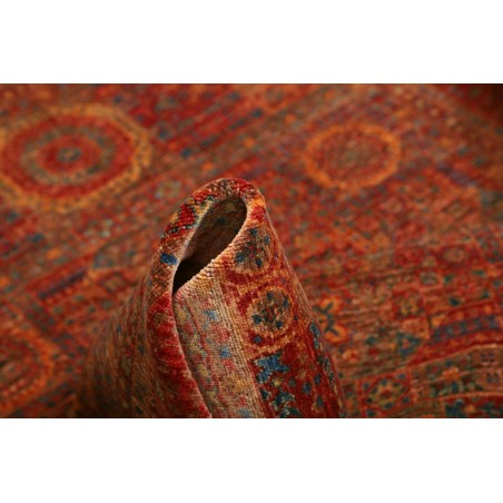 Tappeto Mamlouk Pakistan marrone arancione 125x181