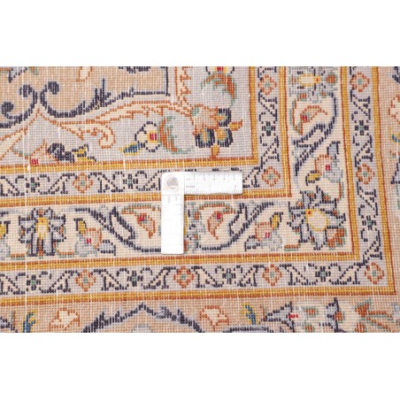 Tappeto Kashan Persia beige grigio 298x400