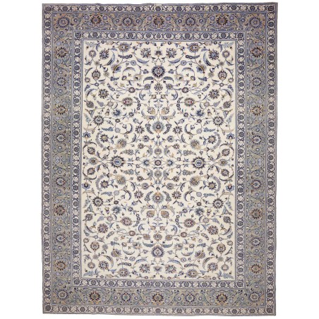 Tappeto Kashan Persia beige grigio 292x388