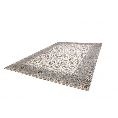 Tappeto Kashan Persia beige grigio 292x388