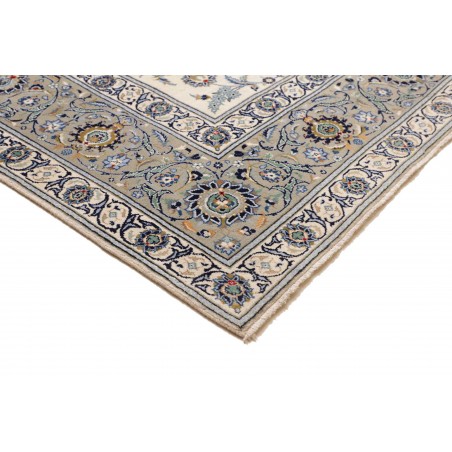 Tappeto Kashan Persia beige grigio 292x388