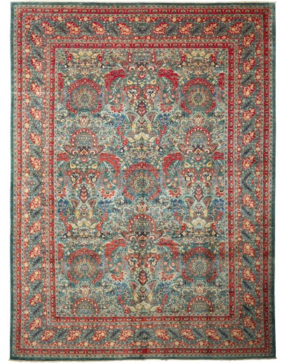 Tappeto Aryana Fine Pakistan bianco grigio 301x410