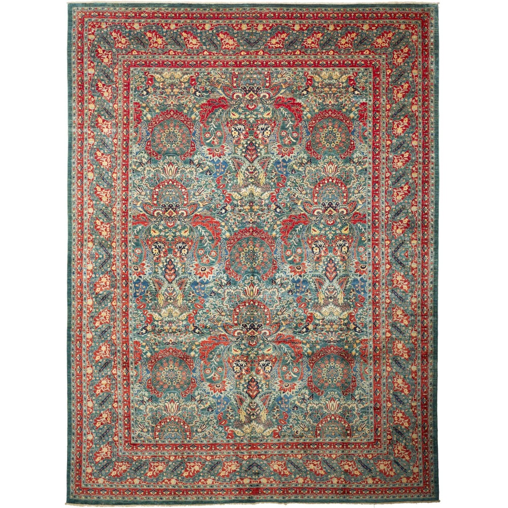 Tappeto Aryana Fine Pakistan marrone bianco 301x410