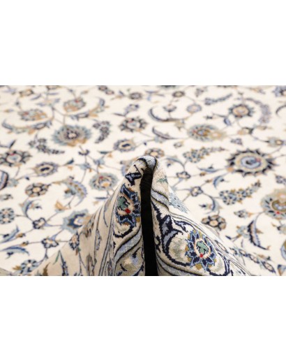 Tappeto Kashan Persia beige grigio 292x388