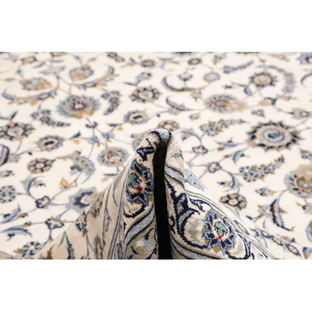 Tappeto Kashan Persia beige grigio 292x388